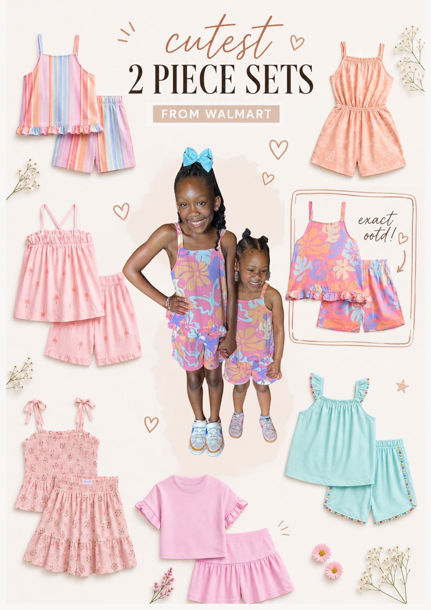Okay but how cute are these Walmart sets?! 🥹✨Found some seriously cute, comfy + budget friendly summer outfits. Linked the exact set + more colors.

#LTKBaby #LTKKids