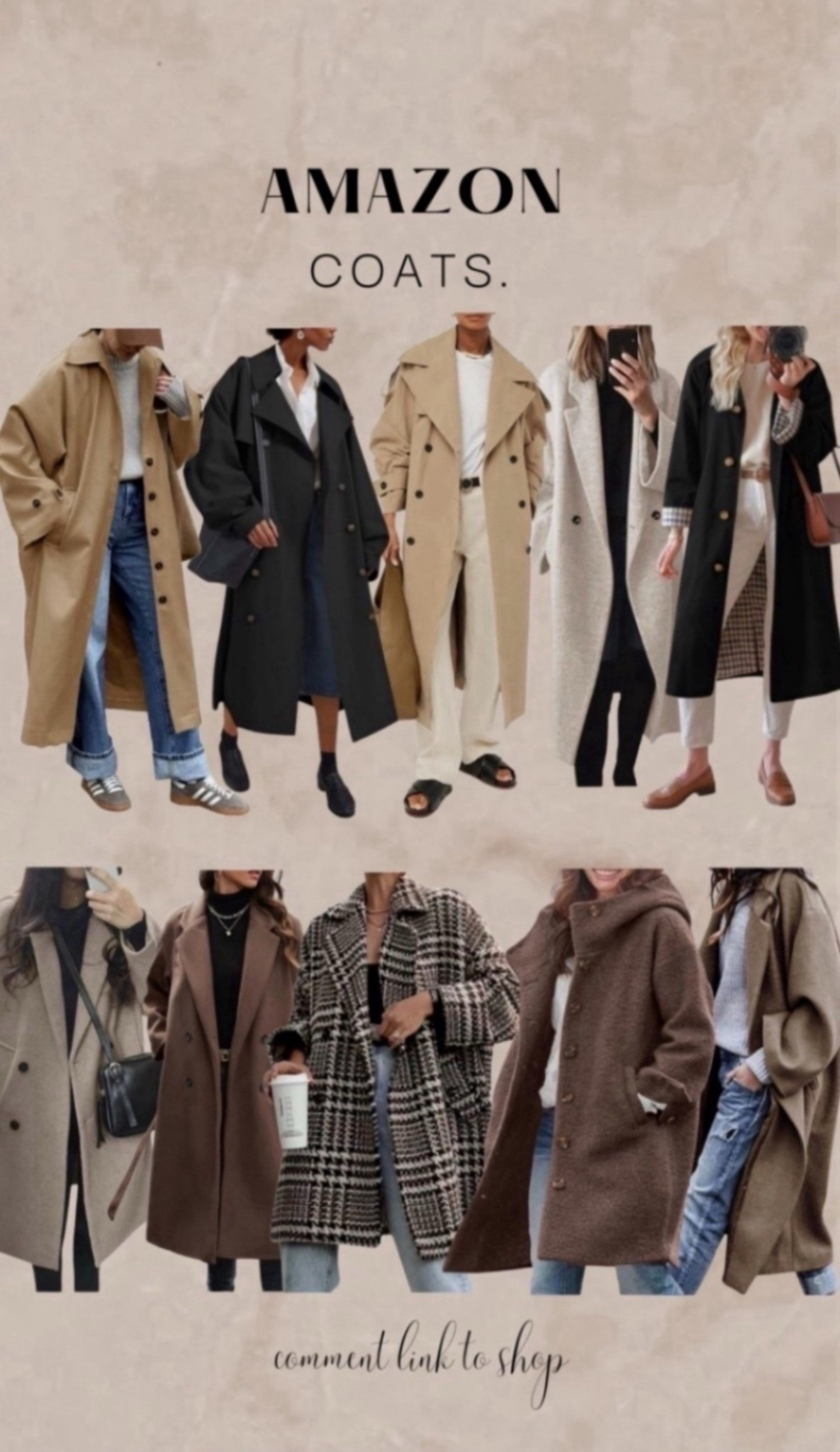i've done the work for you and put together all the trending styles for fall / winter 2025/26

not to call personal favorites but the plaid lining in the trench coat is too beautiful 🍂🤤 

oversized, cozy, warm.. here you go.  enjoy shopping !

#outerwear #longcoat #oversizedcoat #coats #amazoncoats