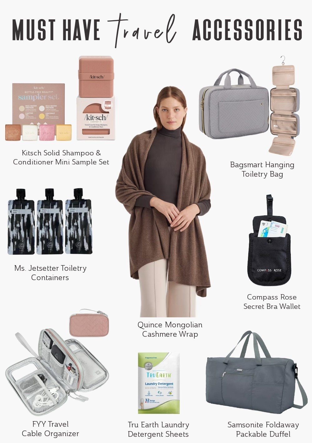 Travel light, but pack smart. ✈️💼 These Travel Fashion Girl approved essentials are the non-negotiables YOU never leave behind, designed to keep your trips more organized, effortless, and comfortable in 2026 and beyond.

#TravelEssentials #TravelLight #PackingTips #TravelInStyle #TravelFashionGirls #JetSet #Wanderlust #TravelSmart #Travel2026 #TravelHacks

#LTKTravel