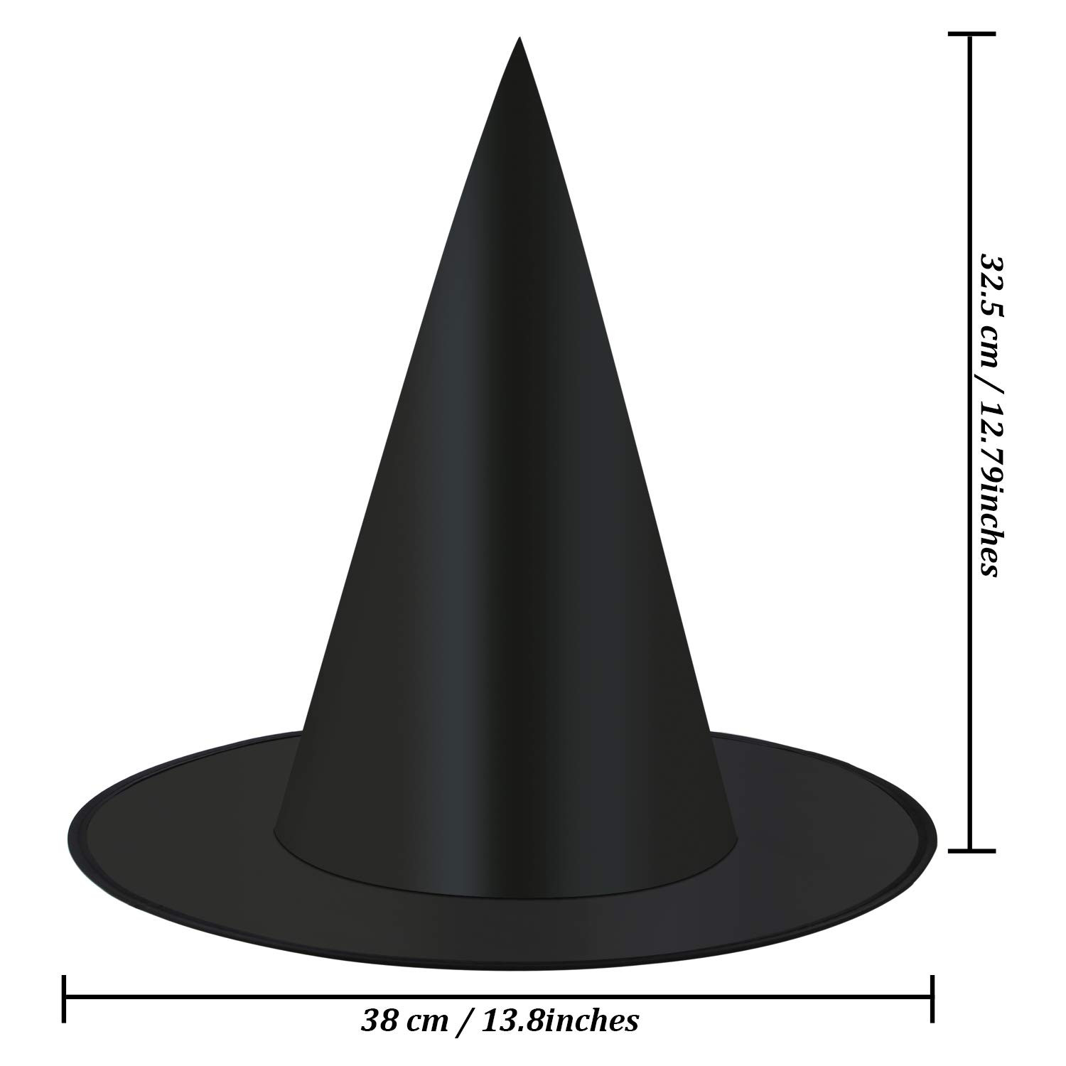 Elcoho 12 Pieces Halloween Costume Witch Hat with 100 Yards Hanging Rope for Halloween Yard Decor... | Amazon (US)