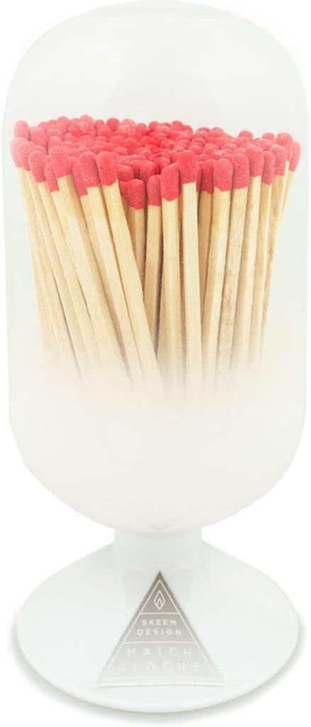 Skeem Cloud Match Cloche with Striker - Red - Includes 120 Small Match Sticks - Perfect Fireplace... | Amazon (US)