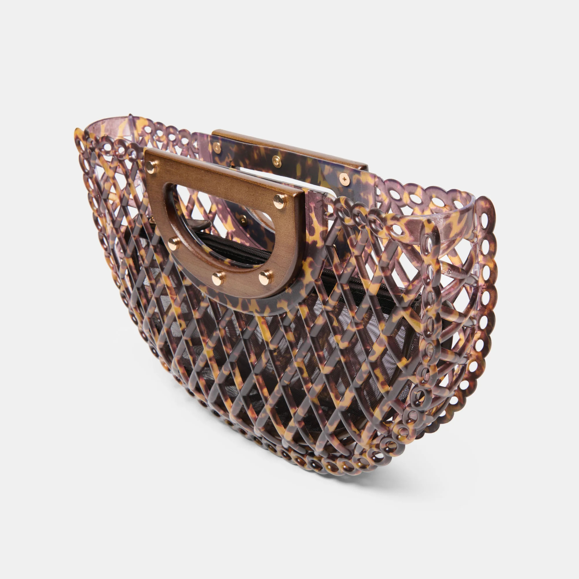 Solandra Clutch Tortoise Jelly | DolceVita.com