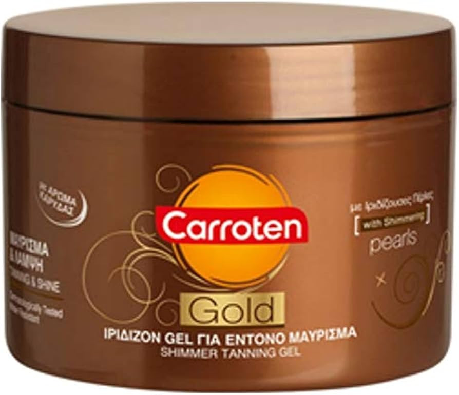 Carroten Gold Shimmer Tanning Gel SPF0 150ml 5oz | Amazon (US)