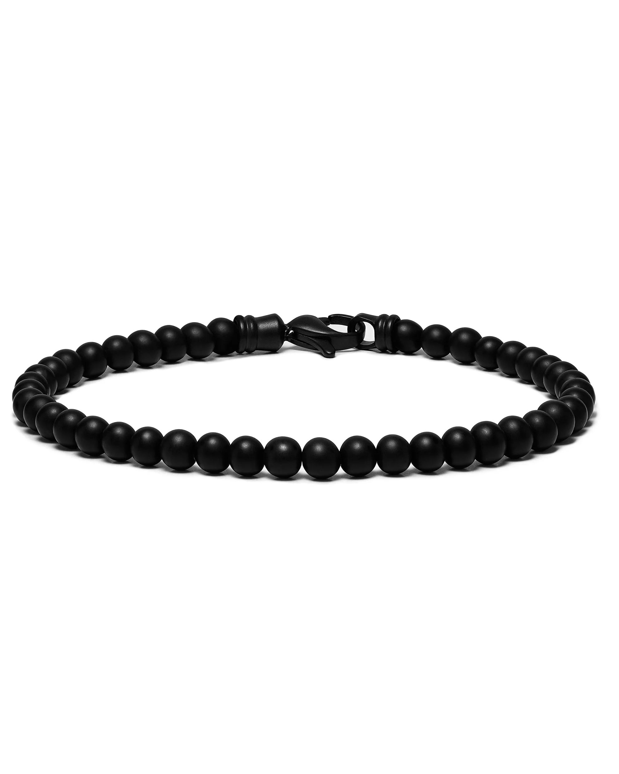 Spiritual Bead Bracelet, 4MM - Black Onyx | Jewelry Affairs