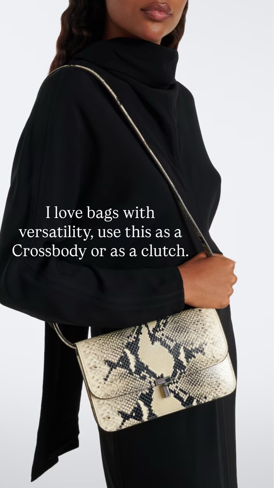 This can be a Crossbody or a clutch. It’s the perfect piece that’s versatile and current and it goes with literally everything.

#LTKOver40