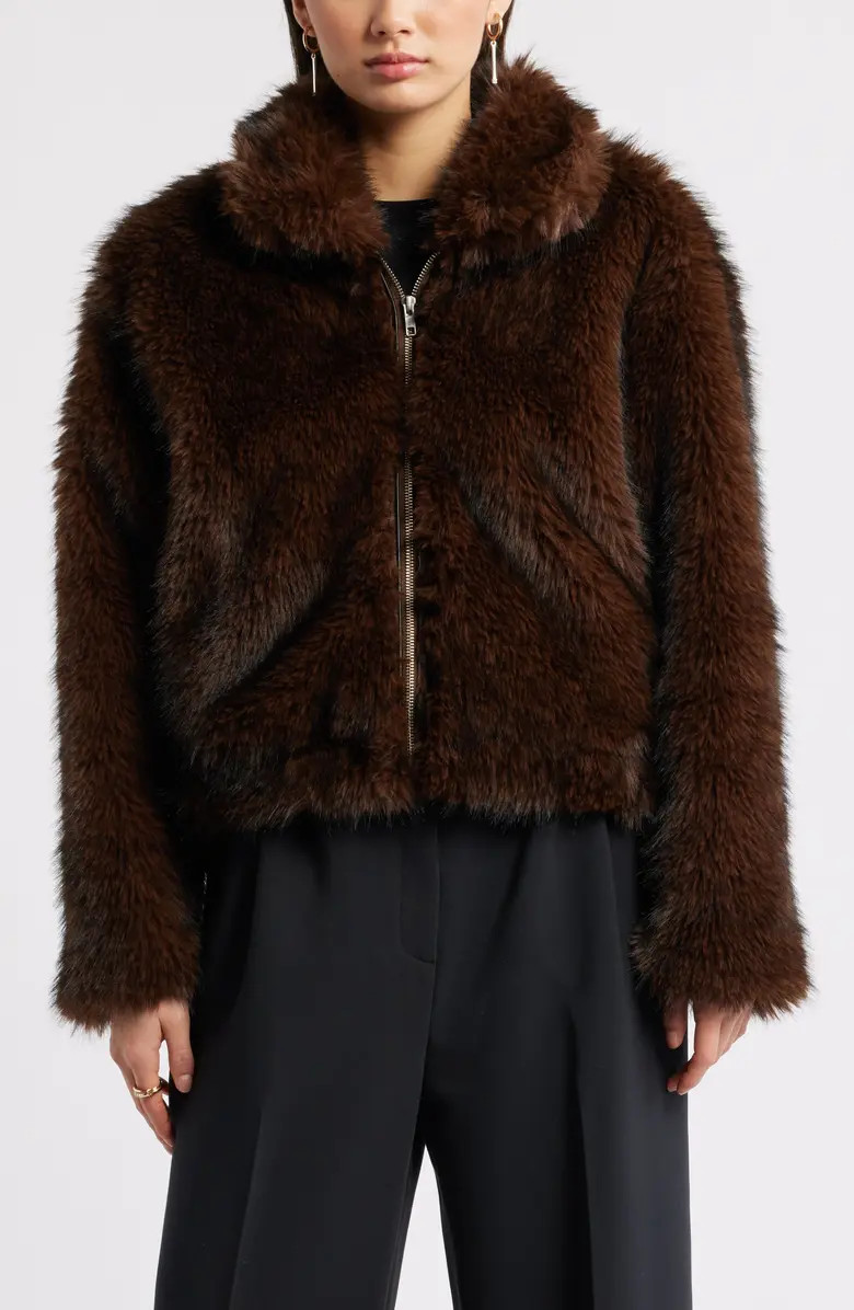 Faux Fur Bomber Jacket | Nordstrom