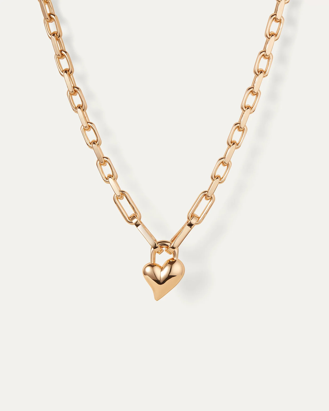Padlock Heart Pendant Necklace | Jenny Bird (US)