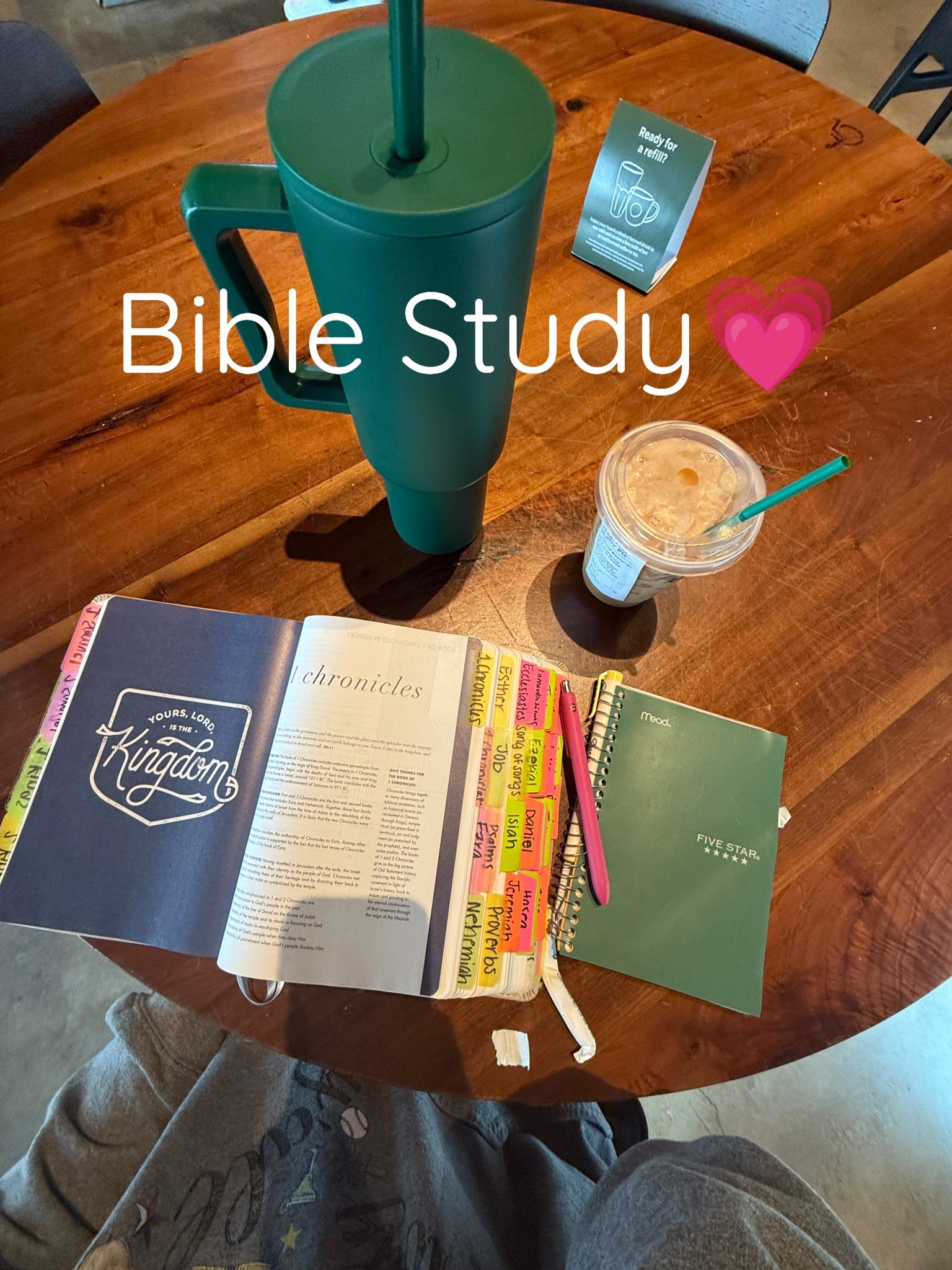 A little Bible study never hurt nobody🥹💗💗 This is the She Reads Truth Bible and I LOVE it!  I’ve had it over a year and I’m officially almost in the #newtestament.  I’ll be finishing Jeremiah up soon and I’m so excited to continue reading🙌🏽🙌🏽🙌🏽 #Bible #SheReadsTruth #SimpleModern 

#LTKFamily #LTKHome #LTKFindsUnder50