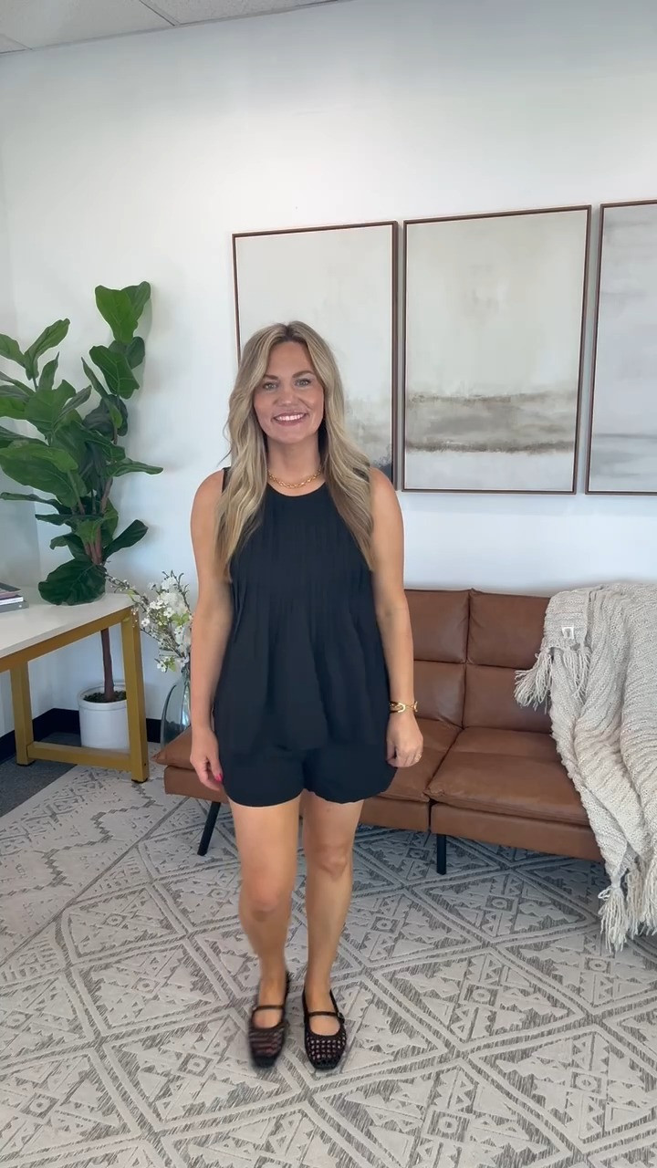 A simple black set you will wear on repeat all season long. The relaxed fit is so flattering and easy to throw on, making it perfect for busy days when you still want to look put together. Styled with flats for an elevated everyday look.

black outfit women, spring to summer outfit, amazon favorites, casual everyday outfit, minimal chic style, two piece outfit set, comfortable fashion outfit, easy outfit ideas, lightweight summer outfit, classic black look, audriedollins

#LTKOver40 #LTKSeasonal #LTKootd
