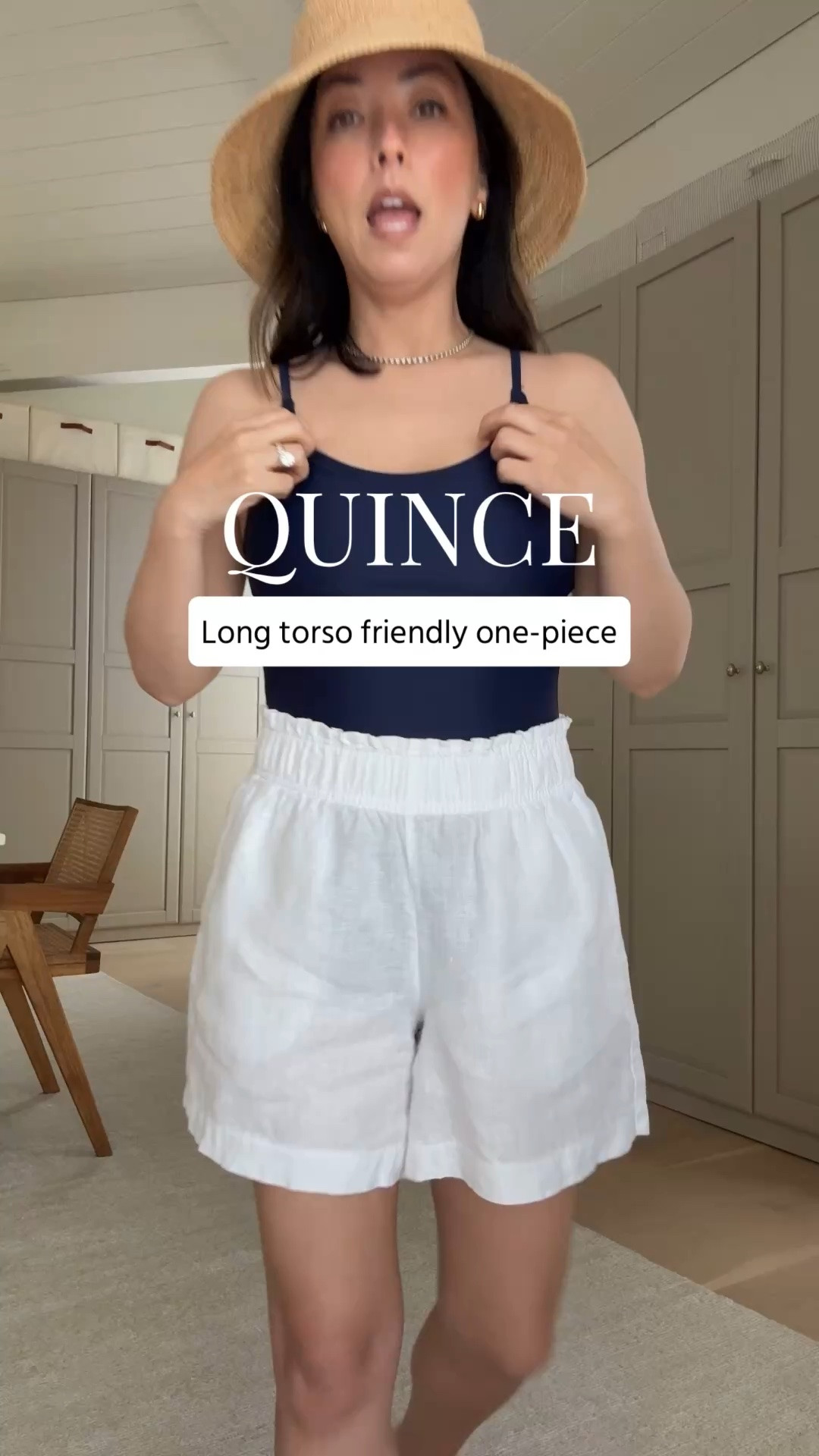 Love that this one-piece comes in a long torso option. So comfortable and doesn't ride up. Wearing the long torso xs and the linen shorts in a small.

#LTKmomlife #LTKSeasonal #LTKPetite