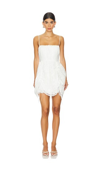 The Mini Theater Dress in Ivory | Revolve Clothing (Global)