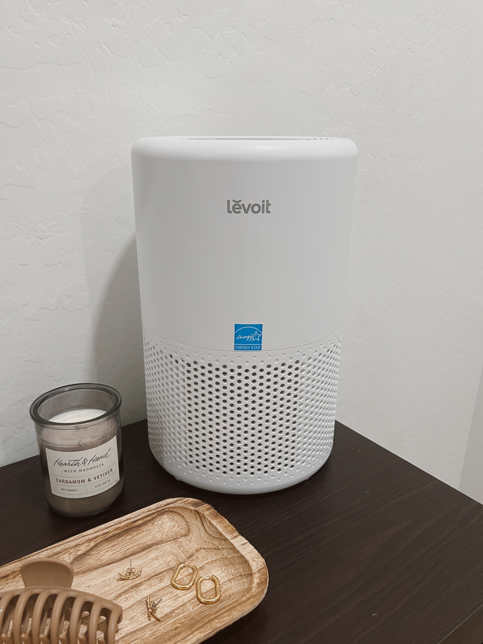 My favorite amazon purchase atm! Keeps the air feeling fresh and has helped so much with daily allergens irritating my nose! I have both purifiers listed below. Both work amazing 🙌🏻 The slim one sits behind the couch, the circle one sits on a nightstand. #LTKamazon 