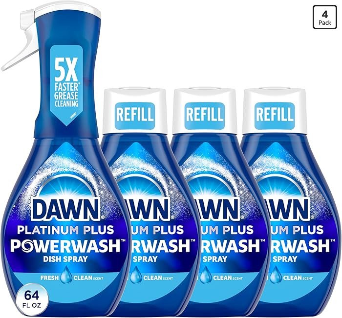 Dawn Platinum Powerwash - Aerosol para platos, jabón líquido para platos, paquete de aroma fres... | Amazon (US)