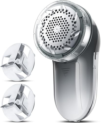 Bymore Fabric Shaver, Lint Remover, Lint Shaver Defuzzer Sweater Shaver for Clothes and Furniture with AC Adapter Pill Fuzz Remover-Gradient Gray | Amazon (US)