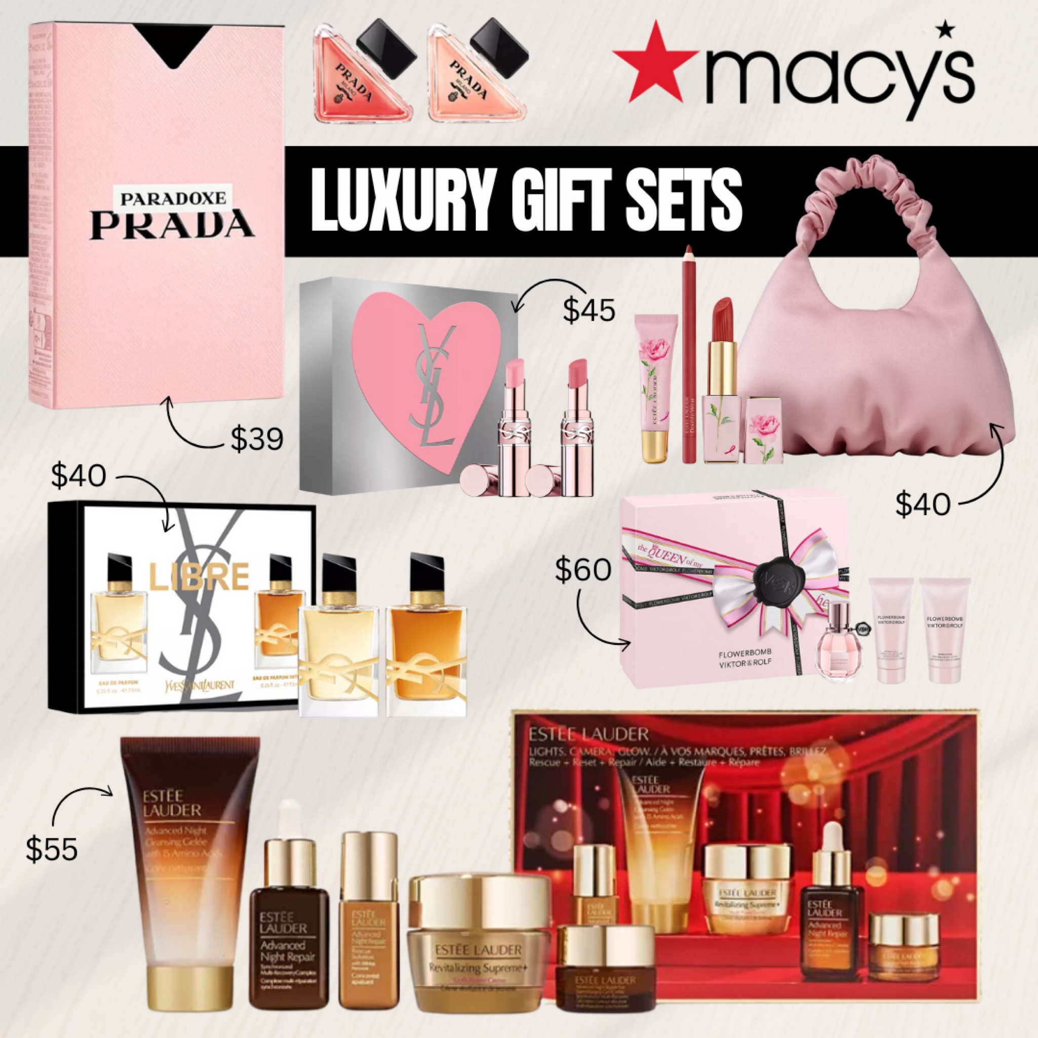 Give the gift of luxury beauty this season! 🎁✨ These high-end beauty sets from Macy’s are perfect for the makeup lover who appreciates a touch of glam. From elegant skincare sets to premium palettes, these gifts are sure to elevate any beauty routine. Treat her to a little luxe this holiday! 💖 #LuxuryBeauty #MacysFinds #HolidayGifts #BeautyLover #GiftIdeasForHer #HighEndBeauty #IndulgeInBeauty  

#LTKGiftGuide #LTKHoliday #LTKCyberWeek #LTKGiftGuide #LTKHoliday