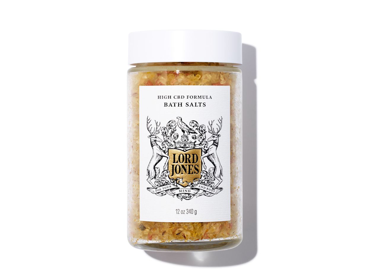 Lord Jones High CBD Formula Bath Salts 12 oz. | Violet Grey