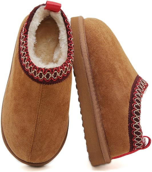 SMajong Kids Slippers Girls Boys House Shoes Fuzzy Warm | Amazon (US)