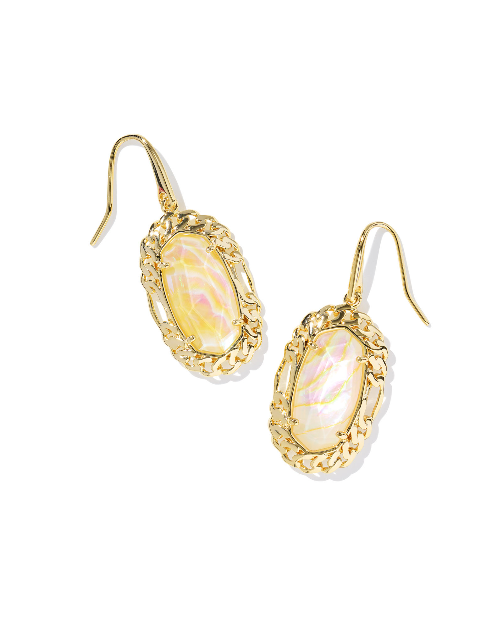 Dani Gold Figaro Frame Drop Earrings | Kendra Scott | Kendra Scott