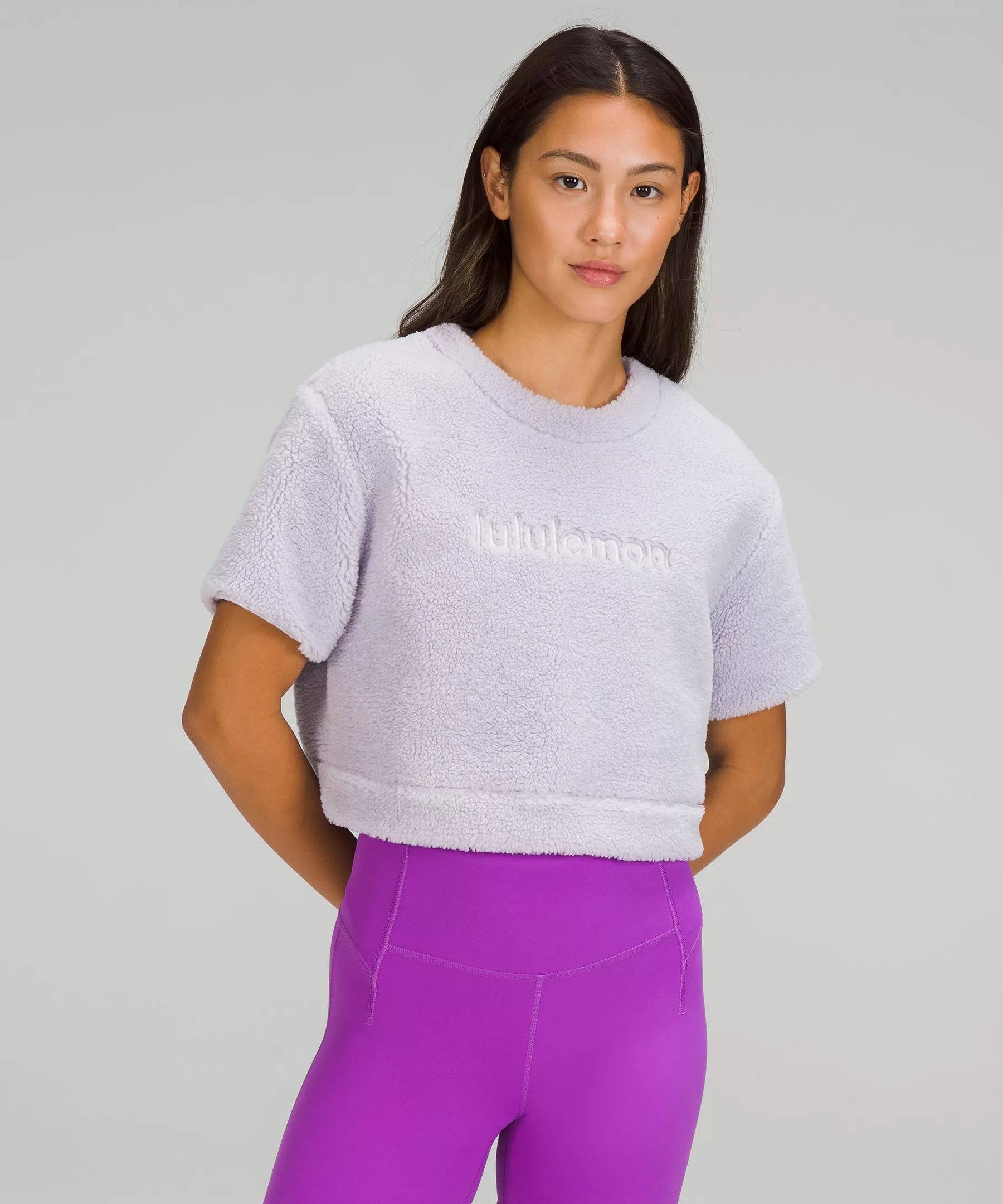 Textured Fleece Embroidered Logo T-Shirt | Lululemon (US)