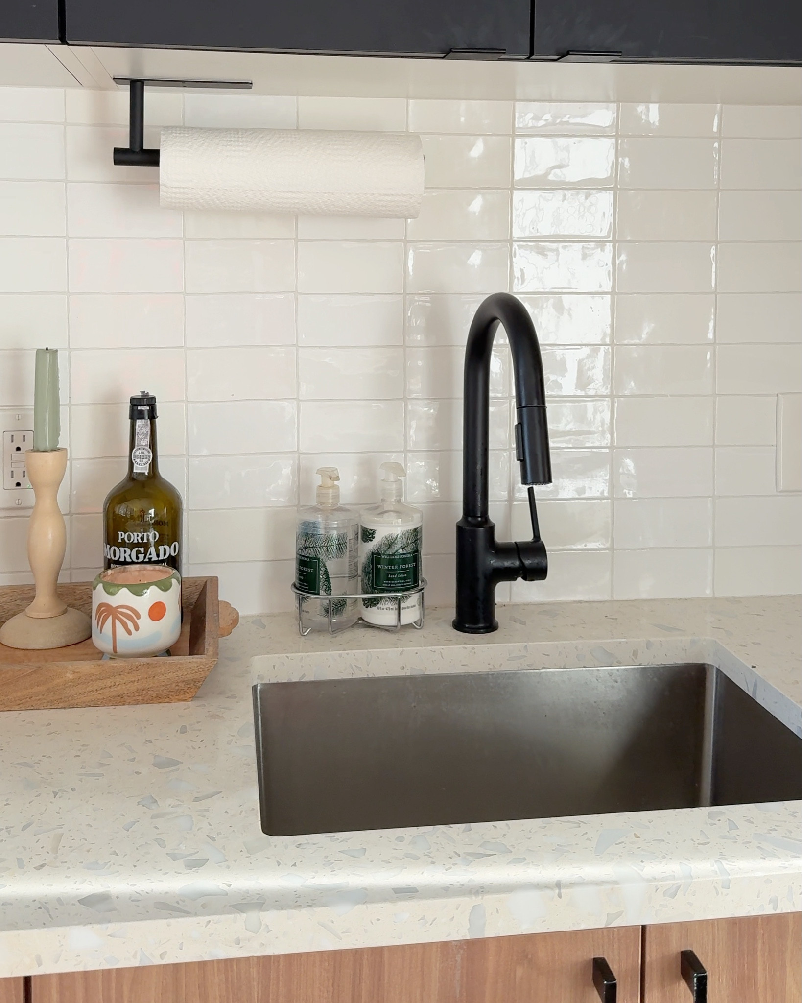 small apartment hack: paper towel holder to stick onto the top of your cabinet to save space 

#LTKHome #LTKGiftGuide #LTKFindsUnder50