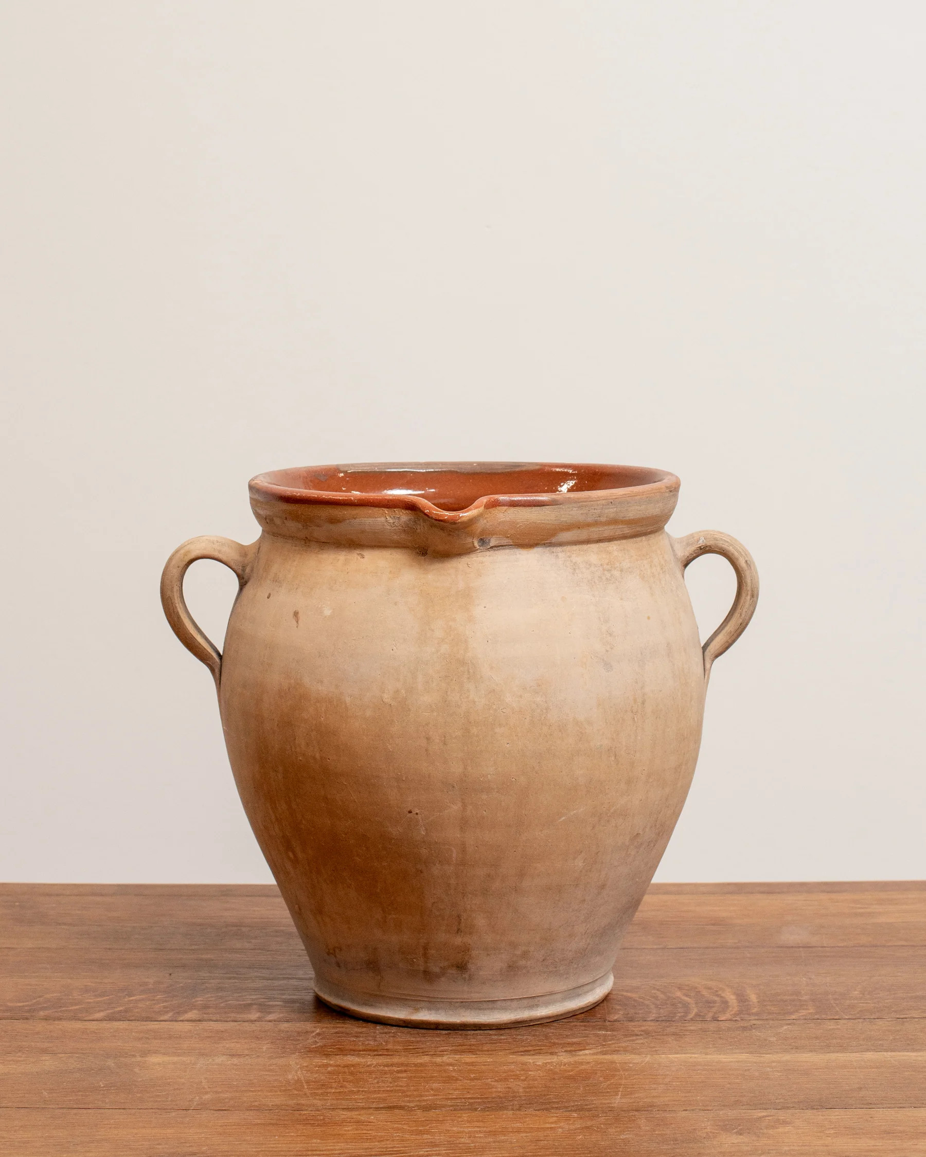 Vintage French Stoneware Pitcher - XXXX | The Vintage Rug Shop