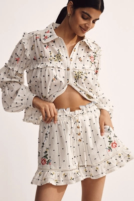 Pilcro Printed Woven Shorts | Anthropologie (US)