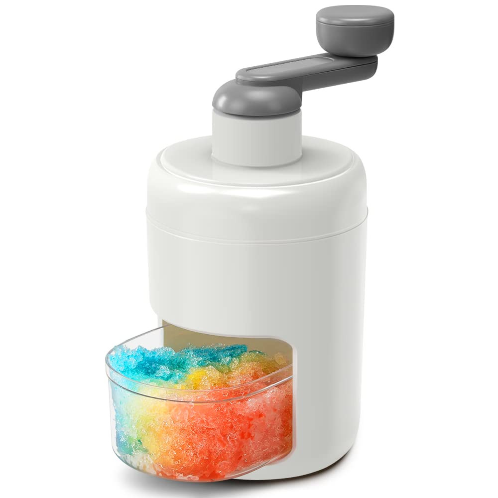 Ice Shaver Manual Snow Cone Machine Protable Shaved Ice Maker Ice Crusher with 3 Free Ice Boxes | Amazon (US)