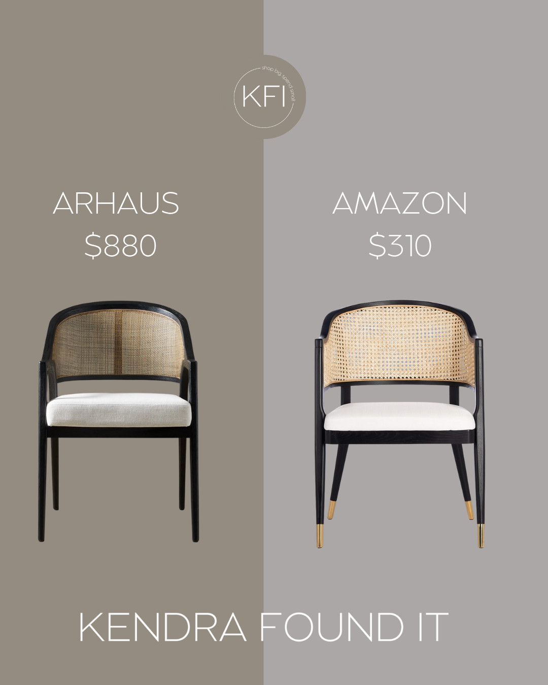This Arhaus Aimee Dining Arm Chair dupe is one of my favorite high-end looks for less right now. The original chair retails for $880, but I found this stunning Amazon version for just $310 — and it captures the same elegant silhouette, modern black frame, and woven cane texture for a fraction of the price.

If you’re into California-casual interiors, elevated dining spaces, or just love a good modern organic furniture find, this chair checks all the boxes. It’s perfect as a dining end chair, home office accent, or even styled in a corner with a cozy throw.

The cane back and natural wood tones add so much texture and warmth, making this a true Arhaus Aimee Dining Arm Chair dupe you don’t want to miss. 

 #LTKHome #LTKSaleAlert