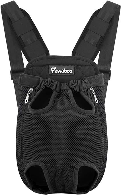 Pawaboo Pet Carrier Backpack, Adjustable Pet Front Cat Dog Carrier Backpack Travel Bag, Legs Out,... | Amazon (US)