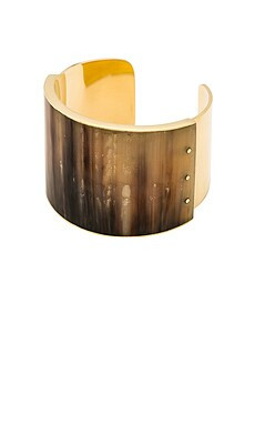 SOKO Sana Horn Cuff in Brass & Natural from Revolve.com | Revolve Clothing (Global)