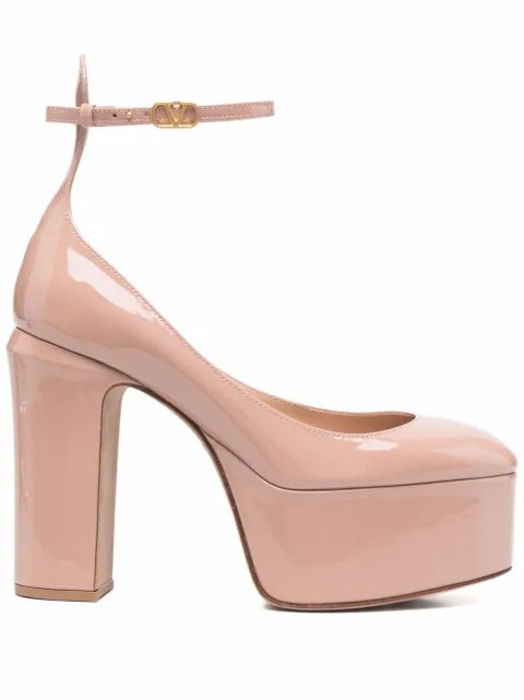 Tan-Go 155mm platform pumps | Farfetch (US)