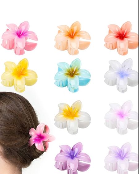 Tropical flower claw clips | hawaiian | beach vacation | summer | hairstyles | updo 

#LTKswim #LTKSeasonal