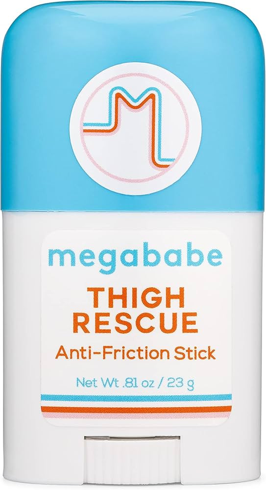 Megababe Thigh Rescue Anti-Chafe Stick Travel Size | Prevents Skin Chafe & Irritation | 0.81 Ounc... | Amazon (US)