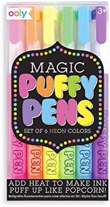 OOLY, Magic Puffy Pens, Set of 6, Magic Pens with 3D Ink, Just Add Heat and Watch Art Grow! Creat... | Amazon (US)