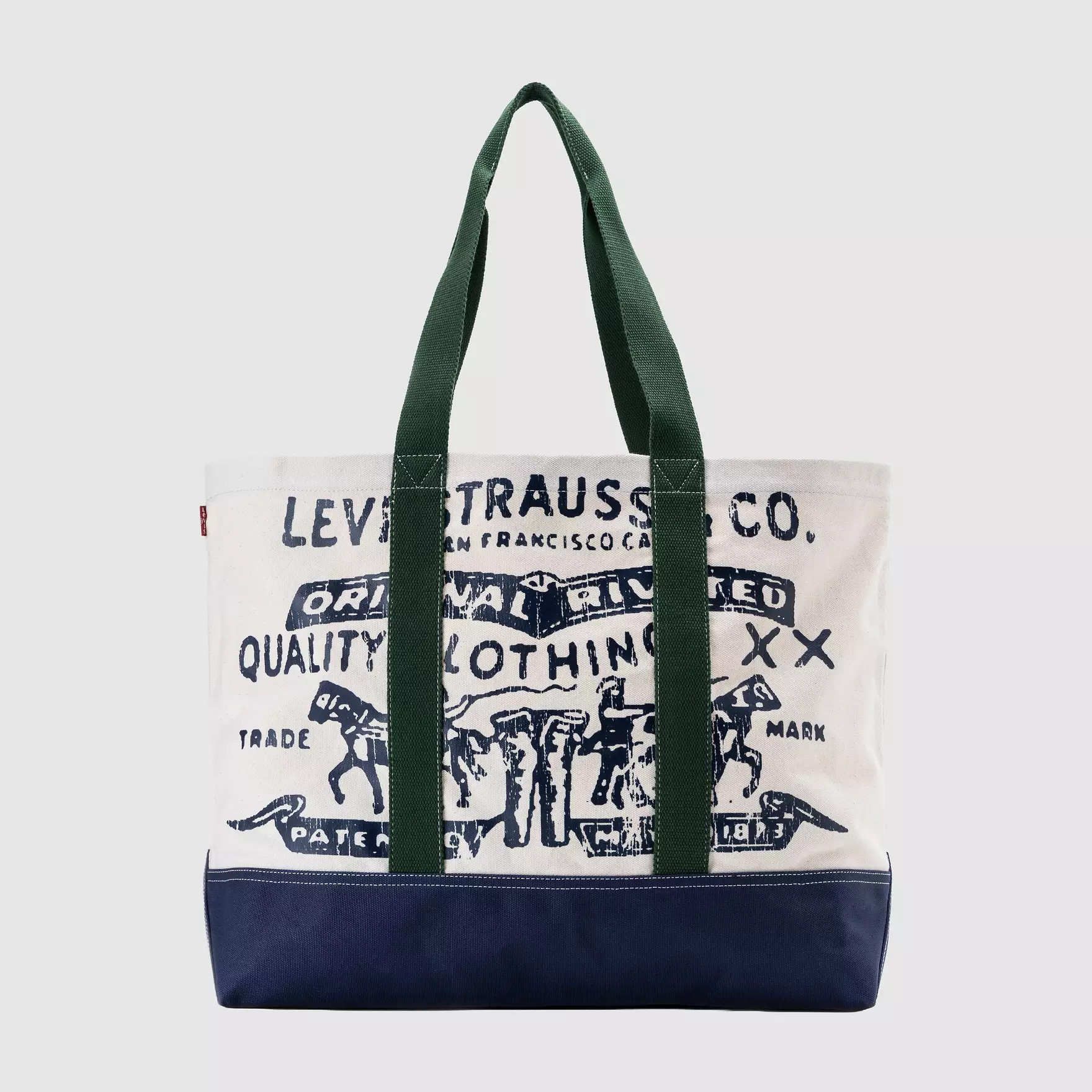 Two Horse Tote - White | Levi's® US | Levi's US
