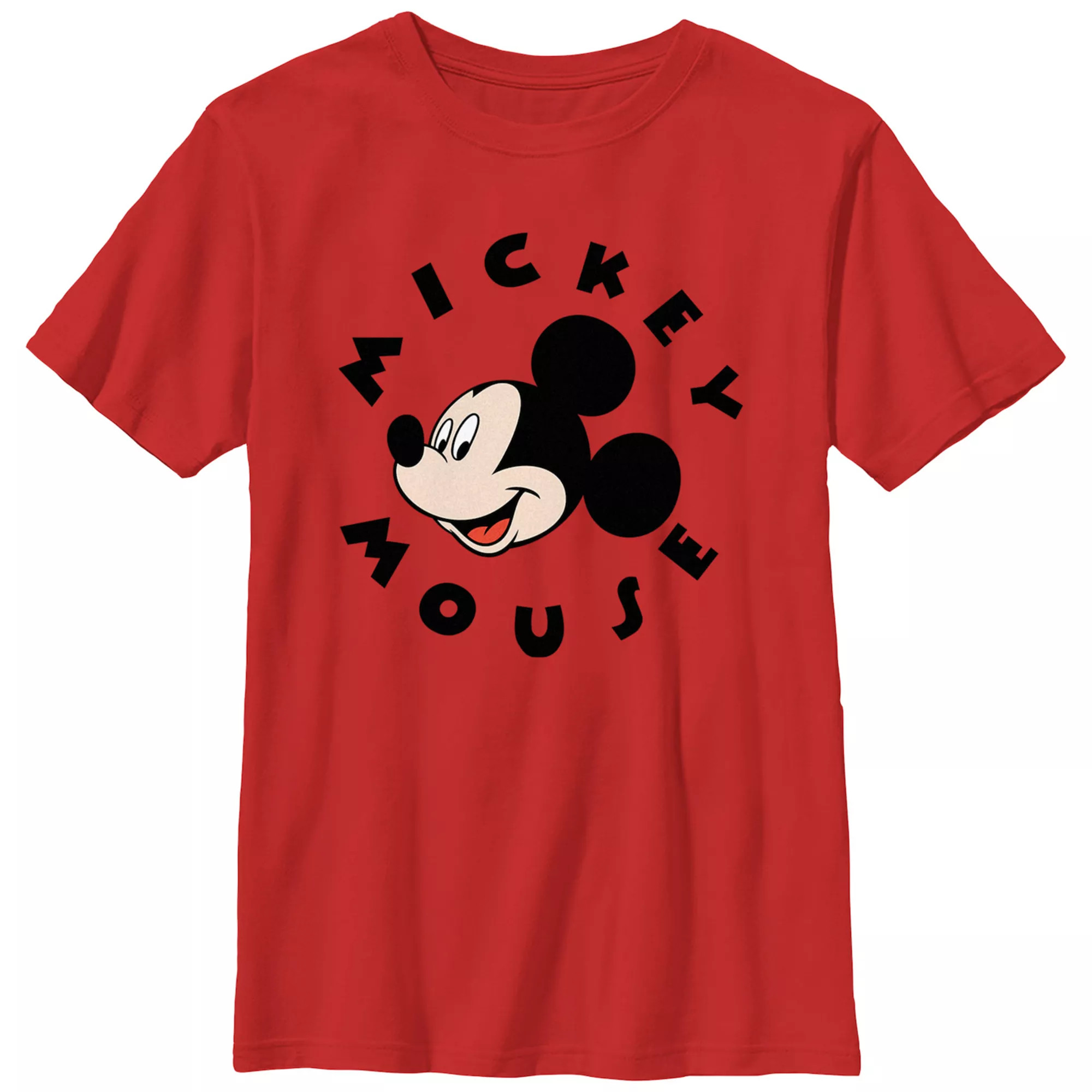 Disney's Mickey Mouse Smiley Face Circle Name Boys Graphic Tee | Kohl's