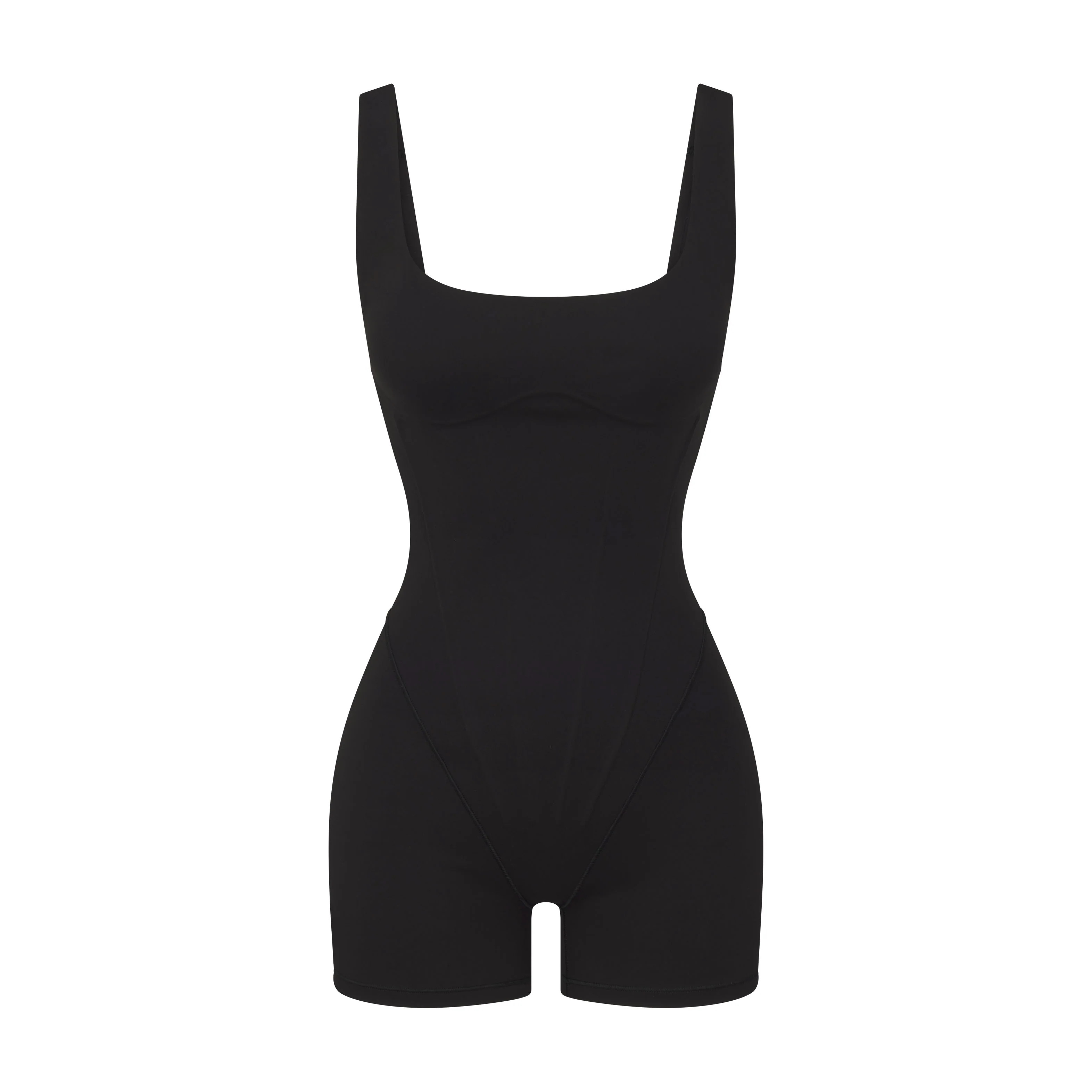 NikeSKIMS MATTE CORSET 2" ONE PIECE | OBSIDIAN | SKIMS | SKIMS (US)