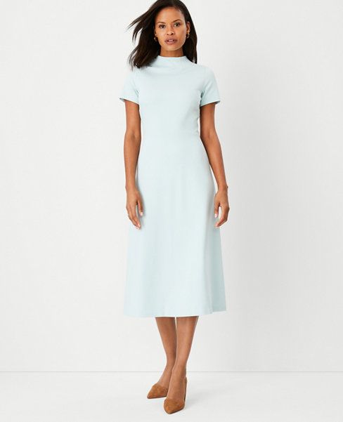 Mock Neck Flare Dress    $149          Online Exclusive                   Out of StockWe're sorry... | Ann Taylor (US)