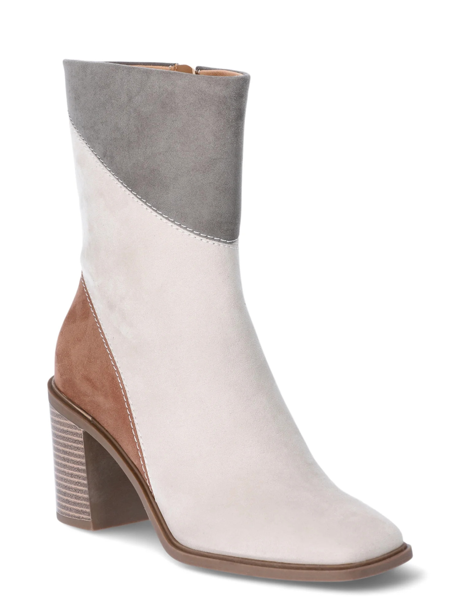 Time and Tru Women's Square Toe Dress Boots | Walmart (US)