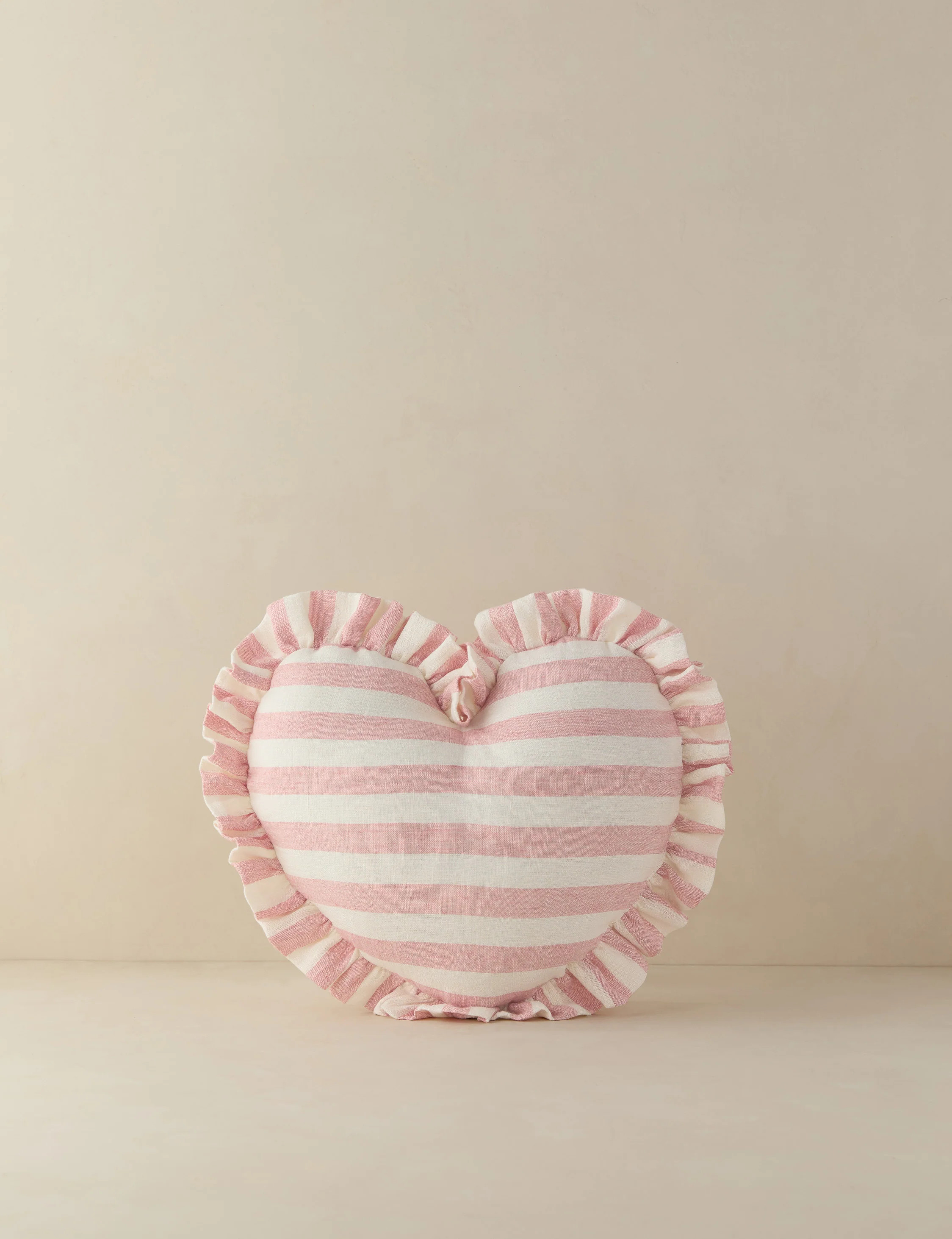 Amaroso Linen Heart Pillow | Lulu and Georgia 