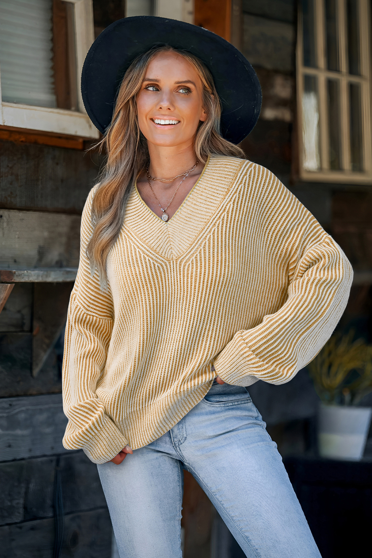 By Your Side Yellow Sweater - S | Cupshe US