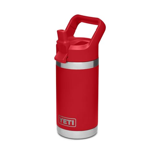 YETI Rambler Jr. 12 oz Kids Bottle, with Straw Cap, Rescue Red | Amazon (US)