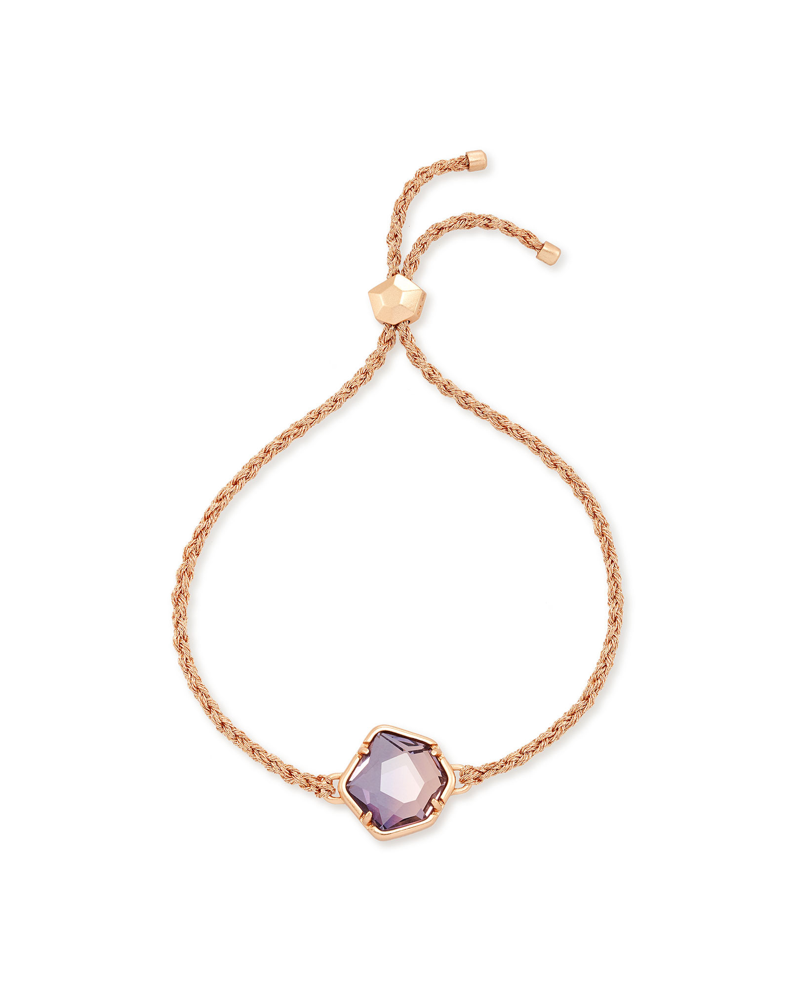 Vanessa Rose Gold Friendship Bracelet in Peach Ombre | Kendra Scott