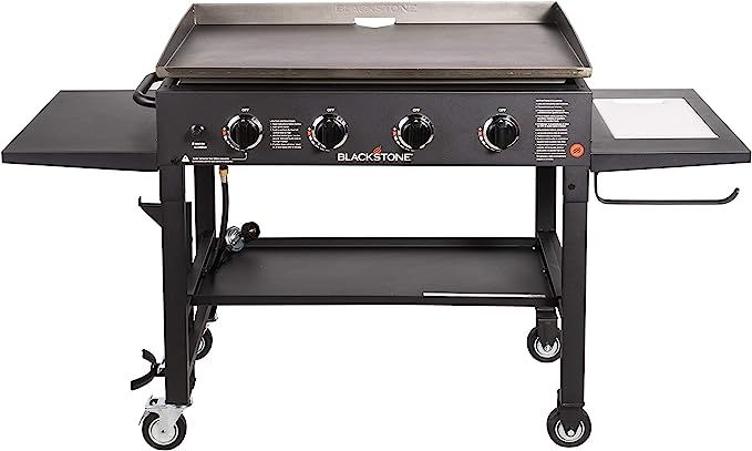 Blackstone 36" Cooking Station 4 Burner Propane Fuelled Restaurant Grade Professional 36 Inch Out... | Amazon (US)