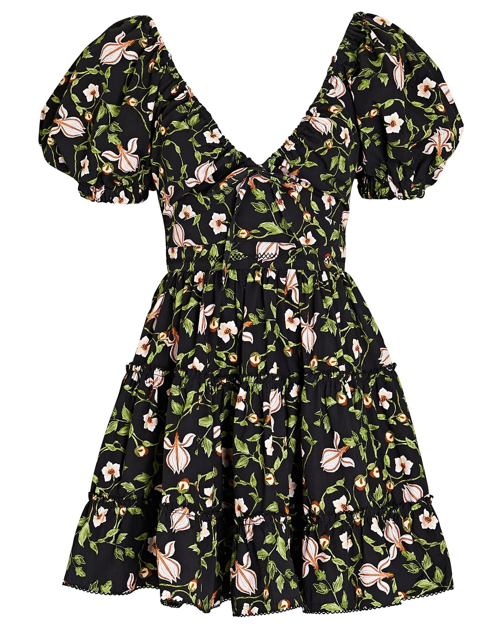 Manzanilla Floral Tiered Mini Dress | INTERMIX