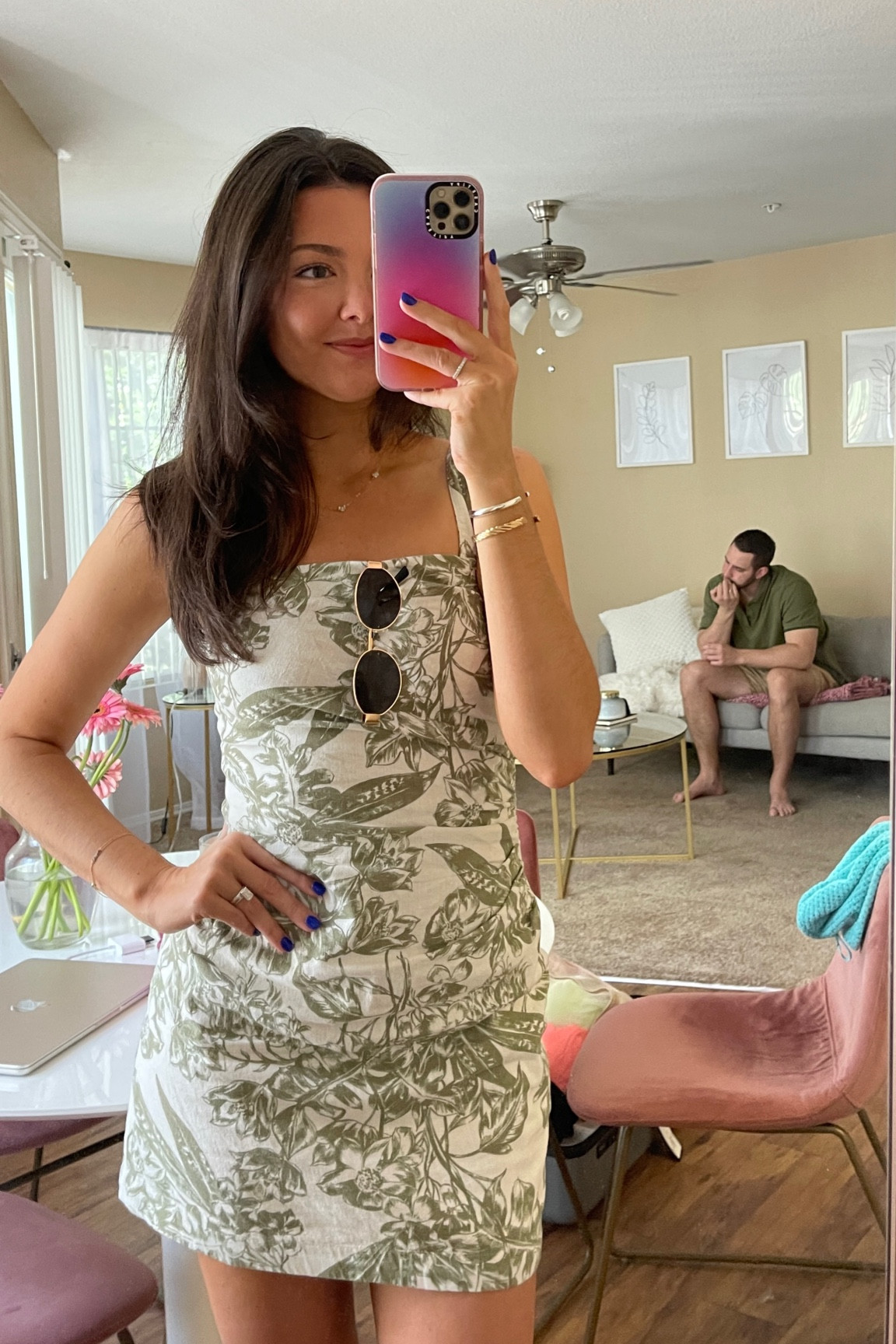 Wearing size XS in the dress! Love it! 

#LTKSeasonal