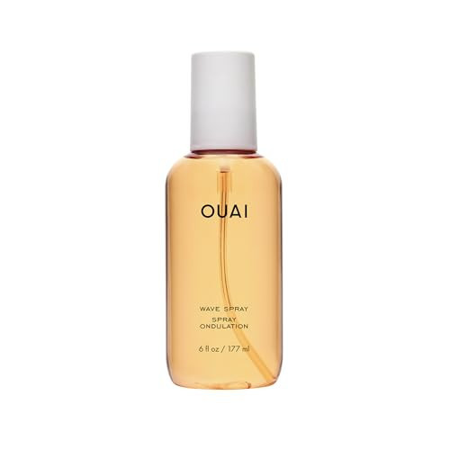 OUAI Wave Spray - Texture Spray for Hair with Coconut Oil & Rice Protein - Adds Texture, Volume & Shine for Beach Waves - Paraben Free, Safe for Color & Keratin-Treated Hair (6 fl oz) | Amazon (US)