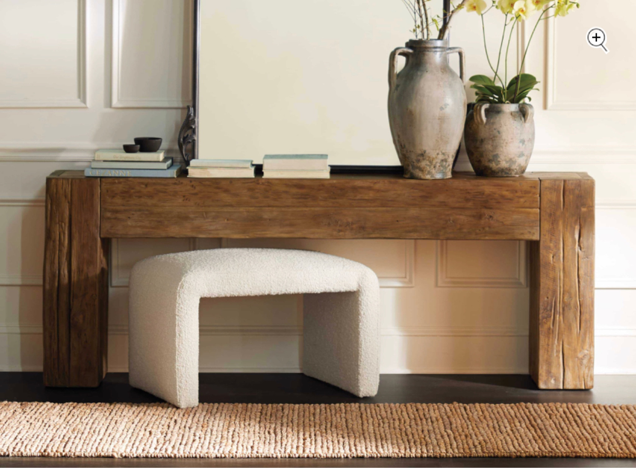 THE console table that will be a statement piece in any home. The large, chunky wood piece is definitely something your guests will be sure to talk about! And, bonus, it’s on sale too!!

#LTKSeasonal #LTKhome #LTKsalealert