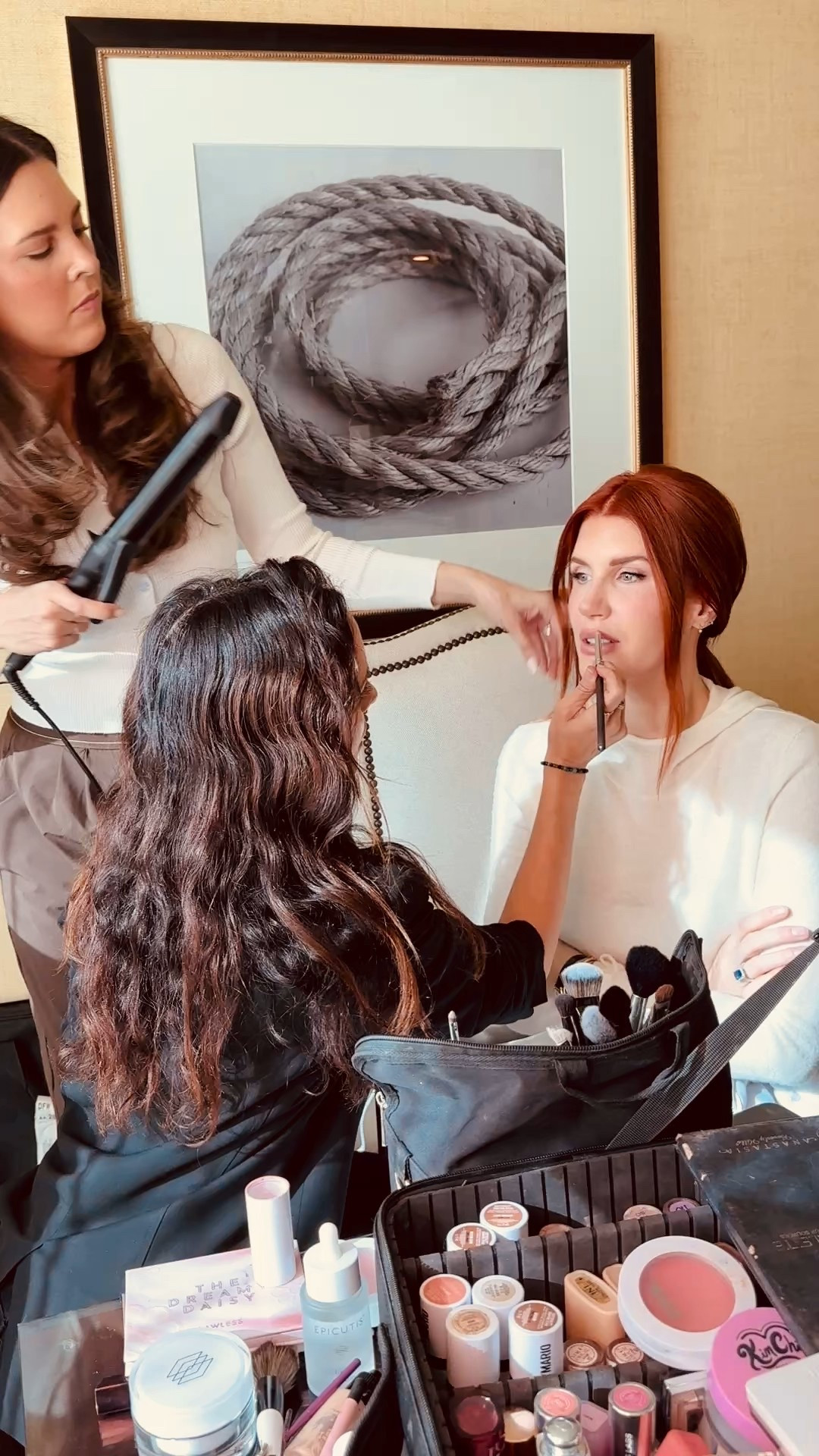 A little strategic glam📈
Follow @annasullivanhair and @laurenlabarba for all the hair and makeup inspo - they are wizards🤍

#LTKgrwm #LTKdayinmylife #LTKWorkwear
