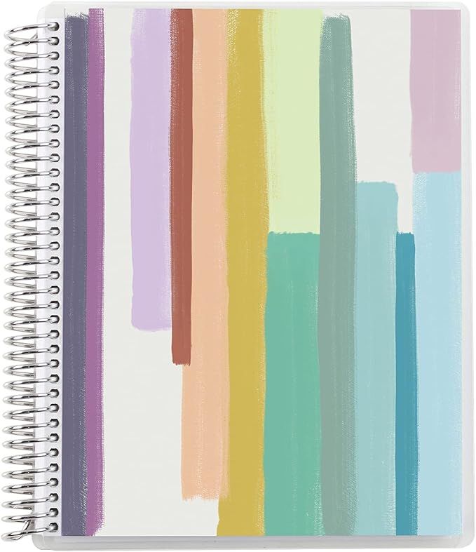 Erin Condren 7" x 9" Spiral Bound Graph Paper Notebook - Painted Stripes. 160 Page Writing, Drawi... | Amazon (US)